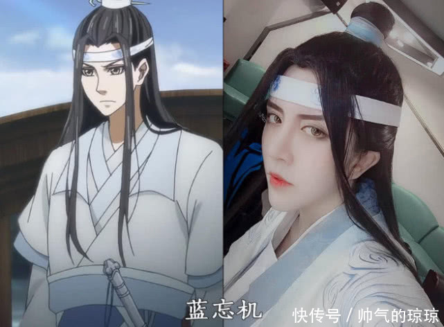 魔道祖师一个能cos魔道所有角色的女人，真是要吹爆她的颜啊