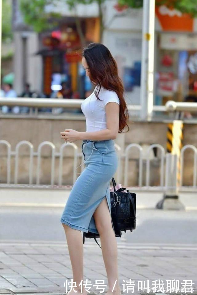 穿搭 连衣裙穿搭干净清爽,凸显脖颈那迷人的小锁骨,令人爱不释手