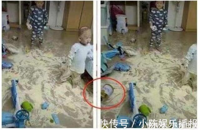 淡定|“最淡定爸爸”走红,任由俩孩子玩奶粉,网友家有矿吗