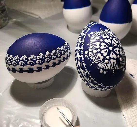 鸡蛋壳&蛋壳创意手工,大人小孩都可以学,只是简单画画,成品非常好看