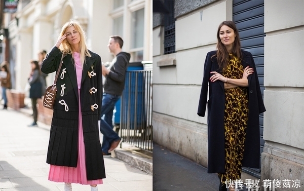  时尚|冬季基础款黑色大衣如何穿出大牌感？明星和时尚达人给你穿搭示范