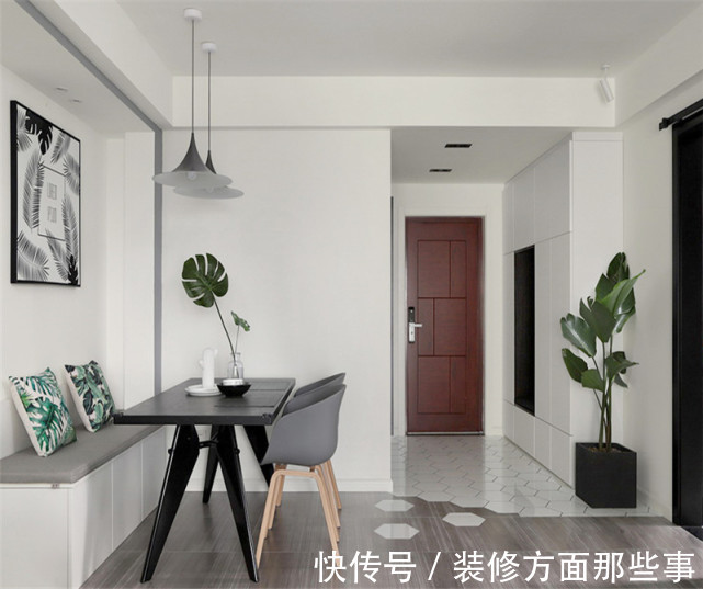 墨绿色|89平北欧风仿若自带纯净空气,清新而纯粹