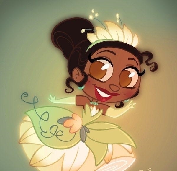 茉莉公主|迪士尼公主变成Q版小精灵,全员化身大眼萌,可爱值简直爆表