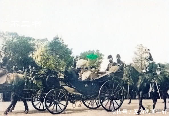 沙俄帝国|上色老照片:末代沙皇尼古拉二世出访巴黎, 看看场面有多盛大