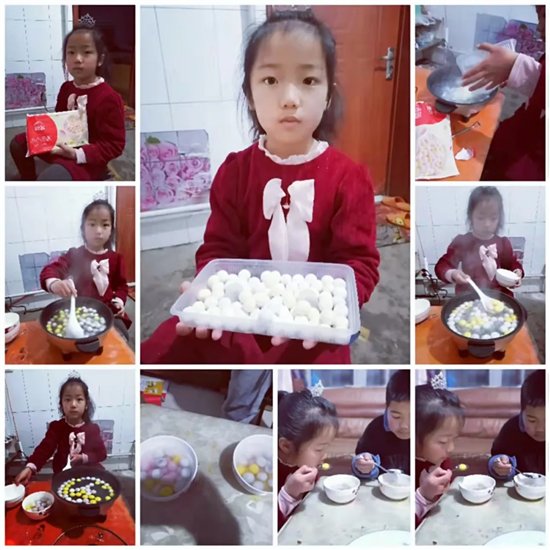 同学们|做元宵、制花灯、绘图画！坊子区曹村小学假期里“闹元宵”