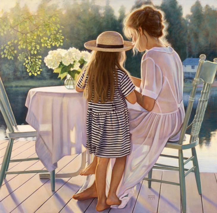 加拿大$无忧无虑的夏天:加拿大艺术家理查德 丹尼尔作品欣赏