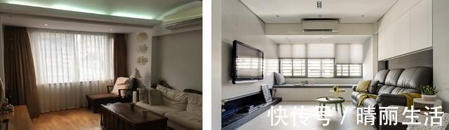 卫生间|坚持简装不乱买，96㎡清爽明亮客厅打一排地柜，看完忍不住夸赞