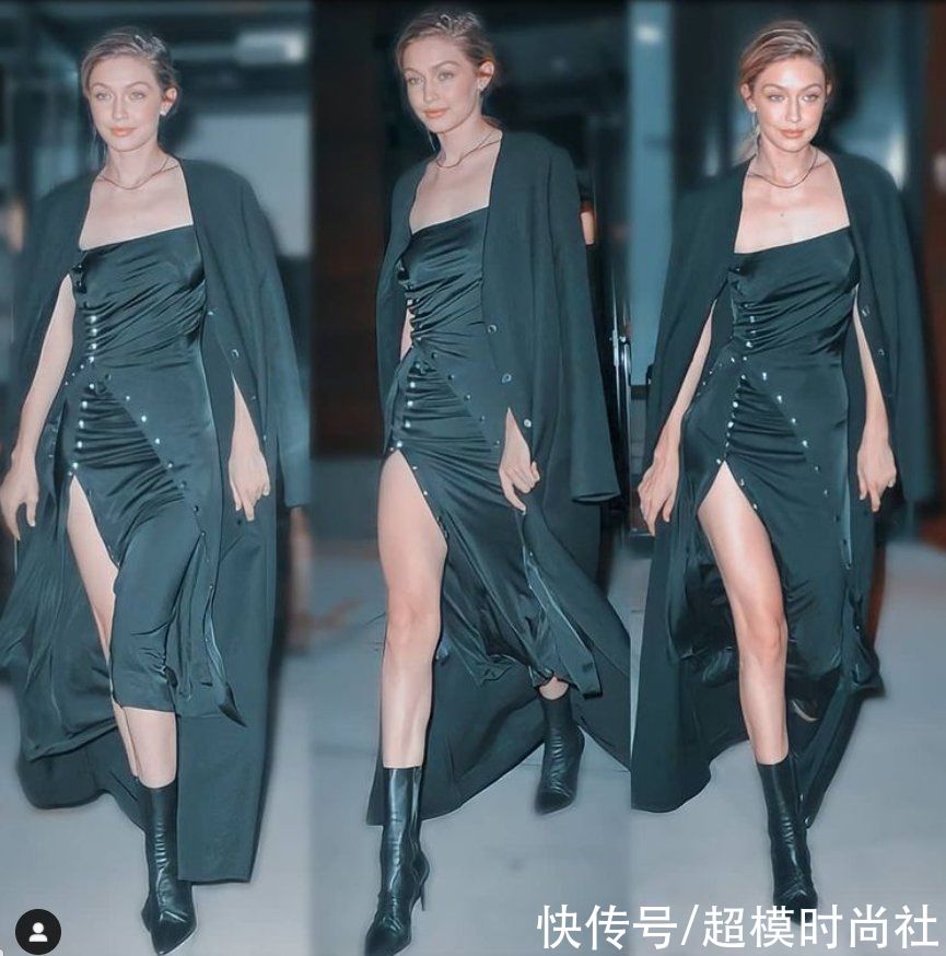 超模Gigi秀迷惑街拍！上身穿臃肿羽绒服秀腰，被嘲身体像拼接