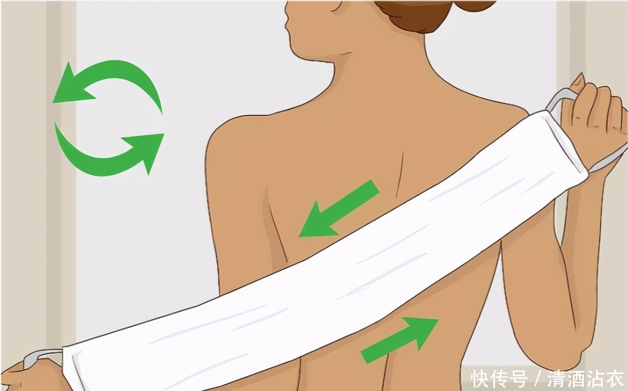 一个人时如何搓背?利用锅铲子只需三步,就能拥有一个牛奶背