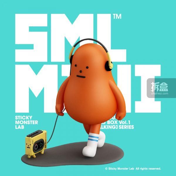 SML|幸会潮玩 STICKY MOSTER LAB SML 步步系列盲盒 原创潮玩