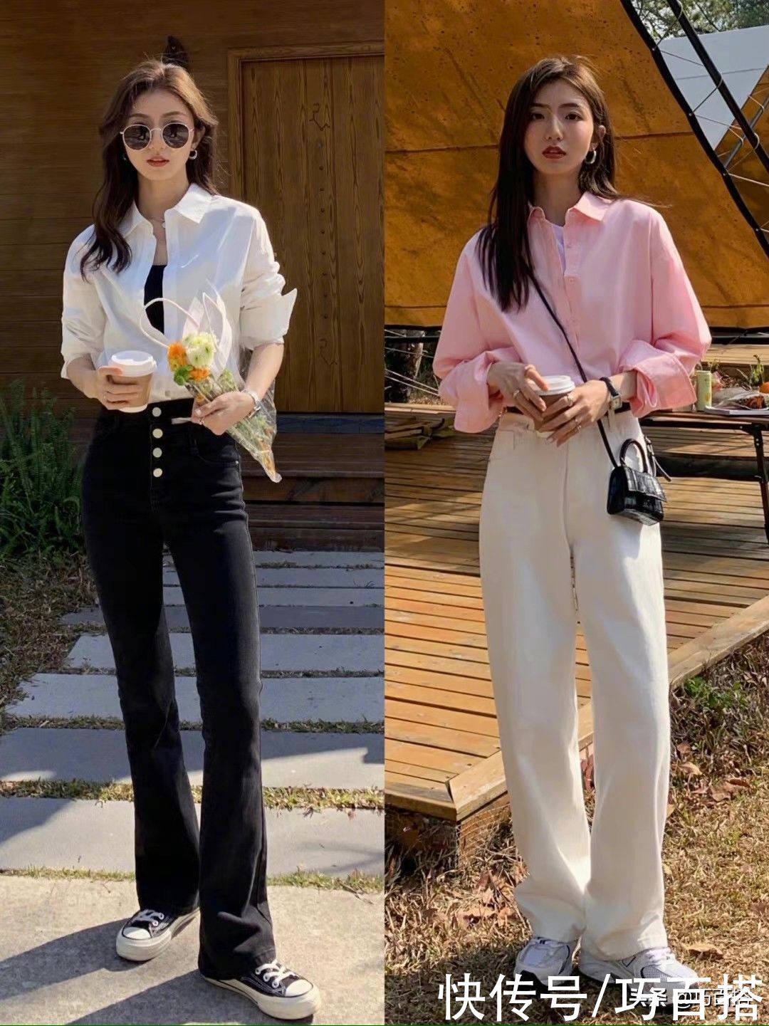 春初冬末的季节如何搭配？时髦范儿的气质搭配值得借鉴，轻松变美