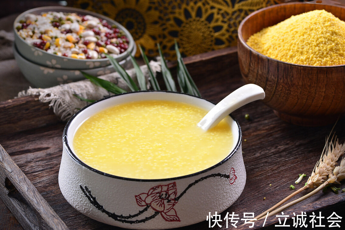 小米粥|熬小米粥,最忌直接下锅,学会2个窍门,米粥香浓好喝,还有米油