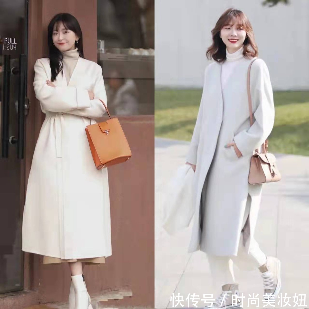 出镜率 优雅成熟的女人,冬天大衣都喜欢“黑白灰”,高级又显气质