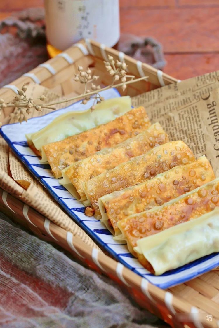 糯米馅|锅贴还有这馅儿!香糯酥脆,3盘起步