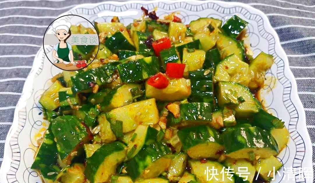 汤汁|夏天就馋黄瓜此吃法,拌一拌3分钟做好,上桌汤汁一滴不剩!特香