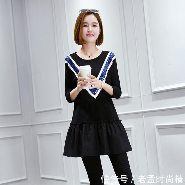 永不过时的黑色经典,微胖妹子显瘦百搭还时尚