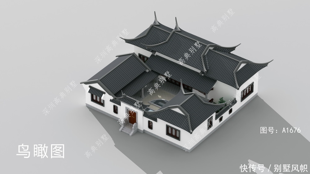 庭院|中式庭院别墅,经典大气,居住舒适