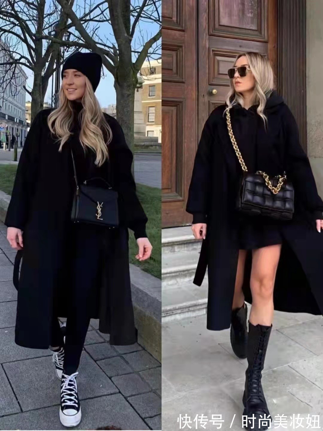 黑色 过年看腻了红色穿搭,来一组“黑色系”搭配,酷帅又洋气