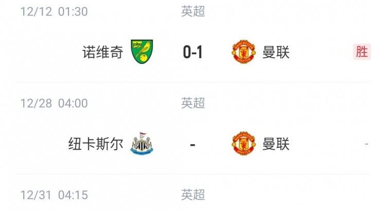 诺维奇|曼联vs降级区队1-1倒二纽卡,1-0倒一诺维奇,下轮战倒三伯恩利!