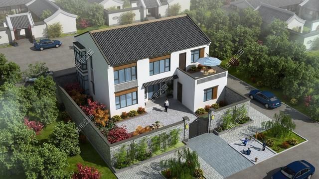 建筑面积|农村建房就该是中式,6套适合老百姓自建的中式合院,秒杀洋别墅