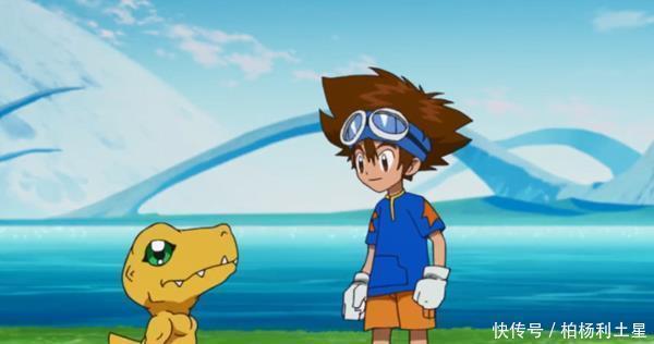 进化|数码宝贝太一和素娜双排战斗,光子郎掉队,亚古兽进化场面超帅!