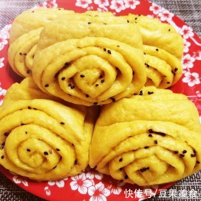 夏日开胃餐 家常南瓜花卷 全网搜