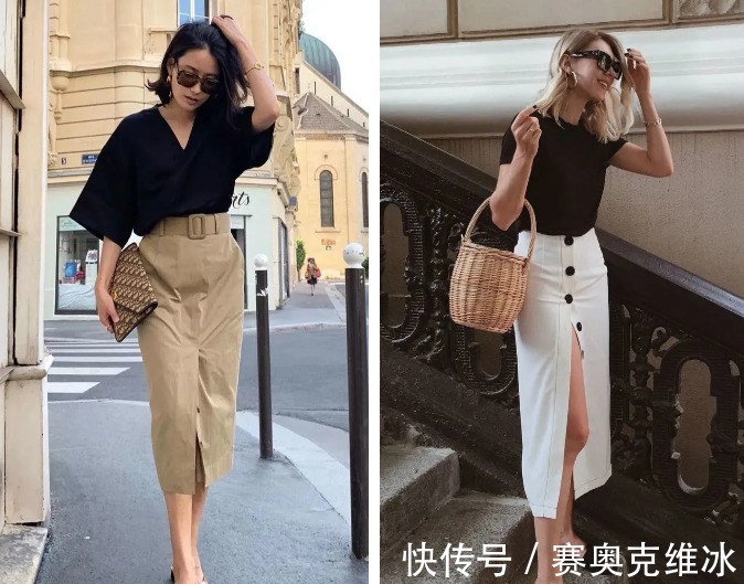 p这13条半裙,让T恤更完美!