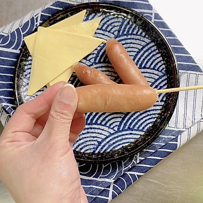 芝士香肠松饼卷