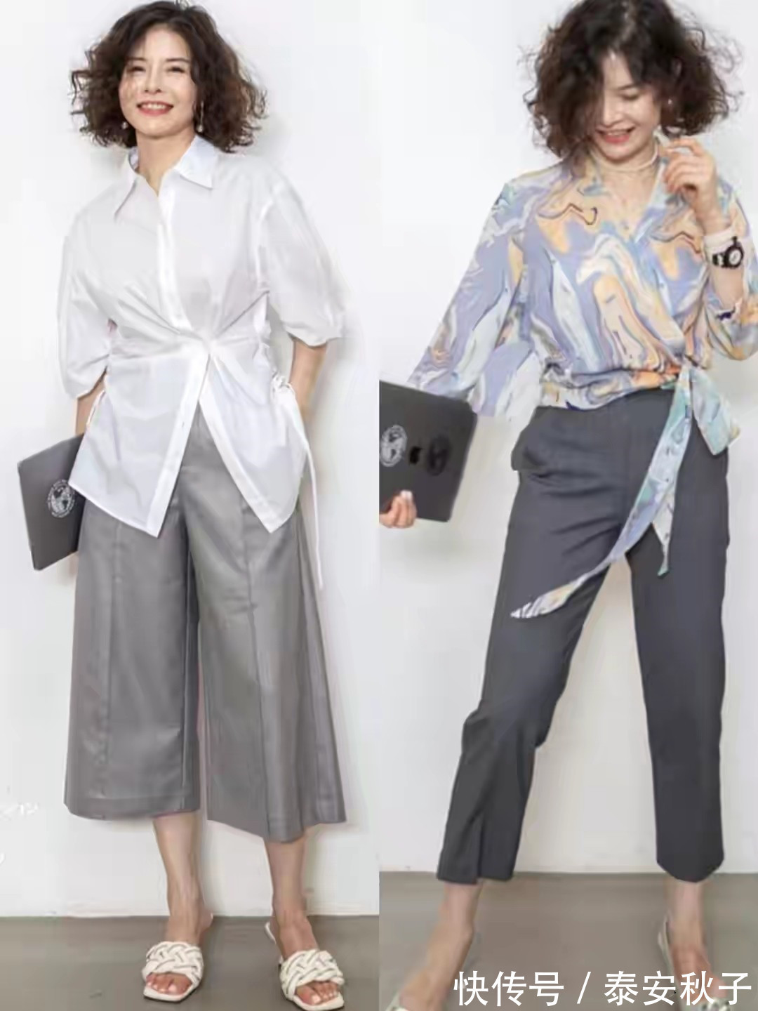右图|谁说“大妈辈”就不能美了?看50岁+的她:穿搭又酷又飒,太时髦