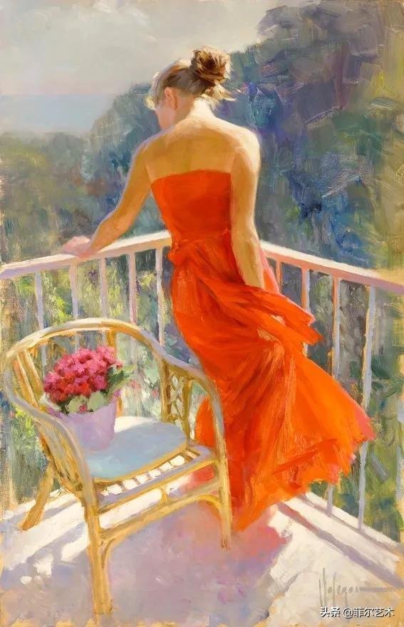 斯维尔德洛夫斯克$犹如花朵绽放,美得让人难忘~俄罗斯画家人物油画作品欣赏