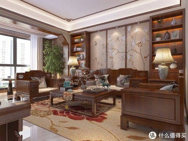 传统中式|长沙70后夫妻，买180㎡四居室，装传统中式，看上去很庄重，有品味