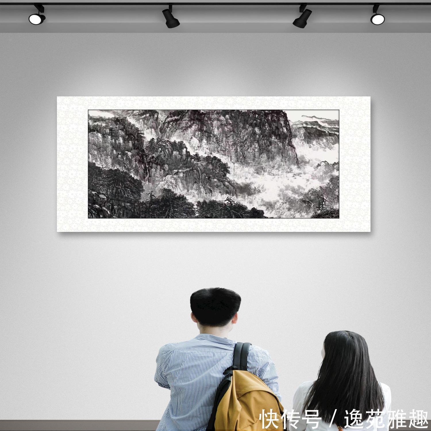 山水画作#「作品欣赏」雄伟大气，强悍不羁，画家侯贺明作品欣赏