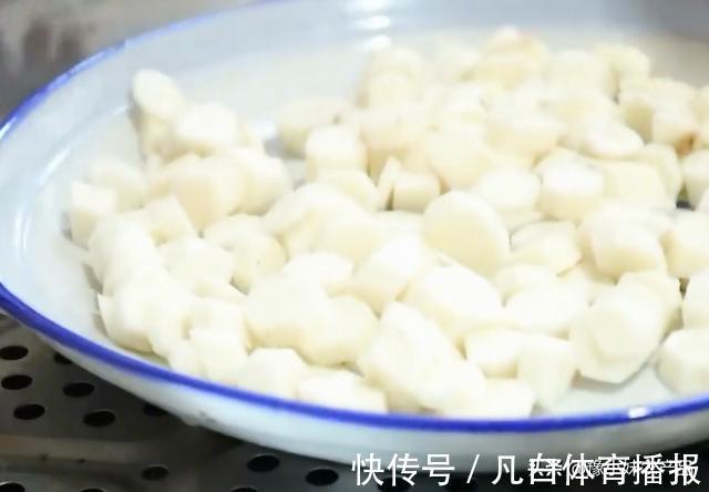 山药片|铁棍山药蒸糕蓬松选软,做法还很简单,特别适合老人孩子吃