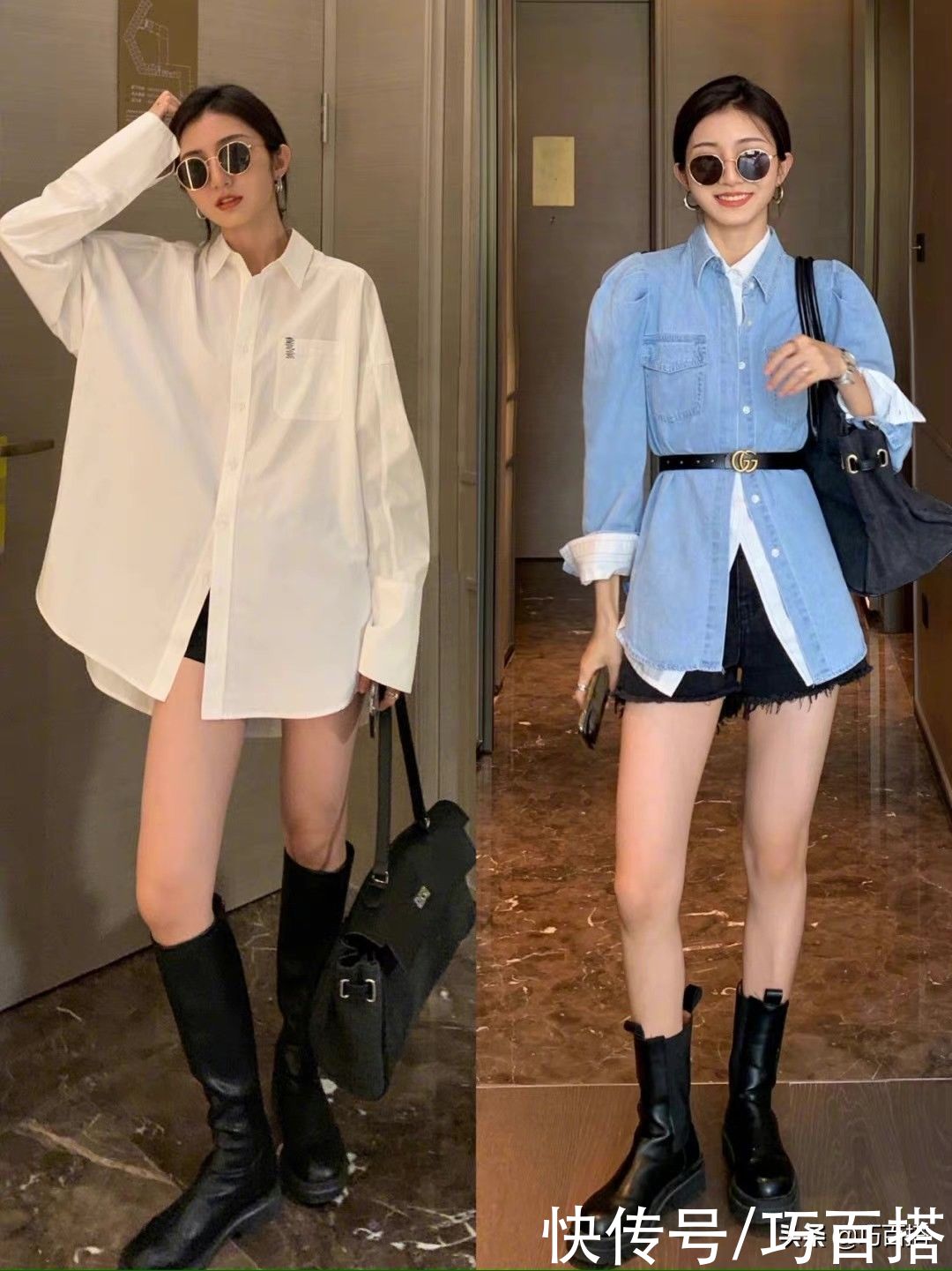 春初冬末的季节如何搭配？时髦范儿的气质搭配值得借鉴，轻松变美