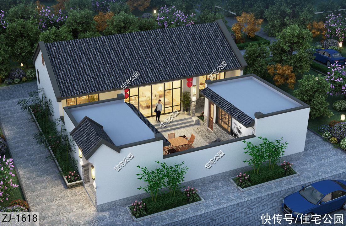 占地面积|农村盖房的好月份,10套一层户型奉上,第3套造价低第6套特别美