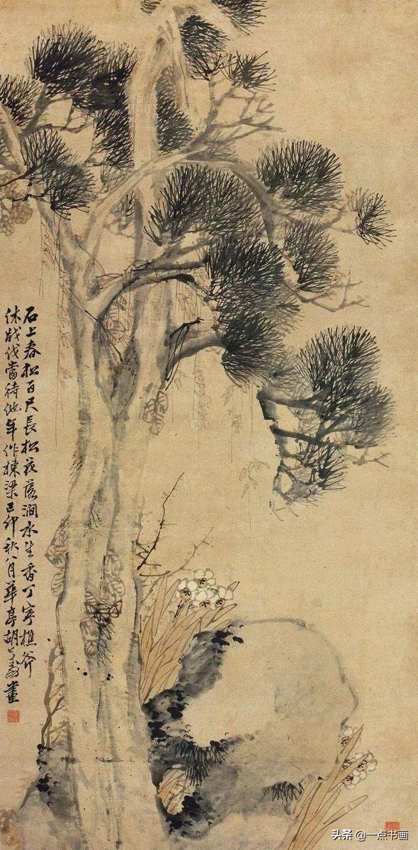 花卉|晚清画家 胡公寿：集诸家之妙，山水花卉自成一体