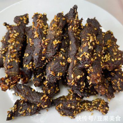 牛肉+盐菜|自制牛肉干,减脂小零食