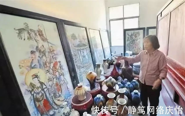 理想@中国老太5年花光6000万,建造了一座瓷宫,自己住在茅屋里