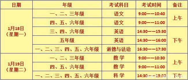 罗平|定了！罗平多所中小学校考试、离校时间公布~