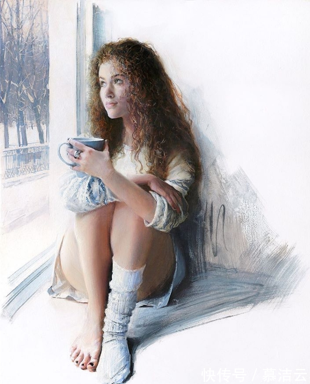 莫斯科$如此唯美动人的画作,源于对艺术基础的深刻认识和理解