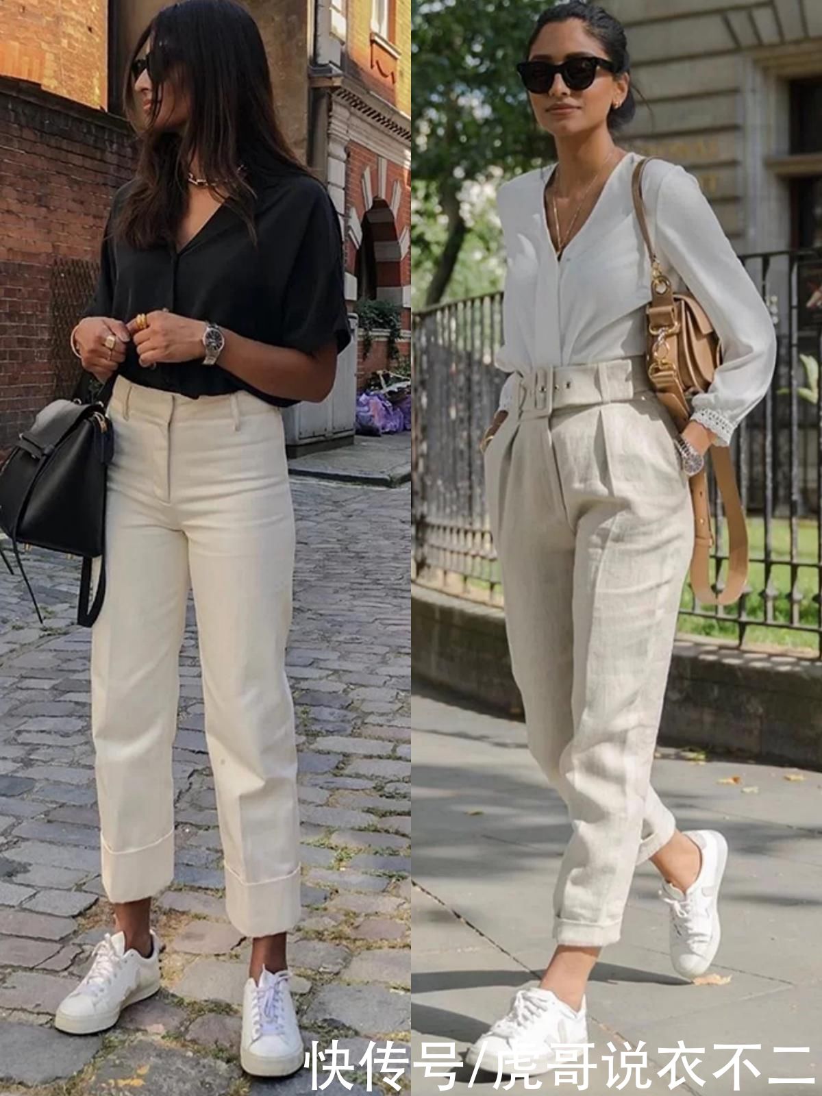 九分牛仔裤关键在鞋子，有品位的女人会配这3种，百搭时尚显气质