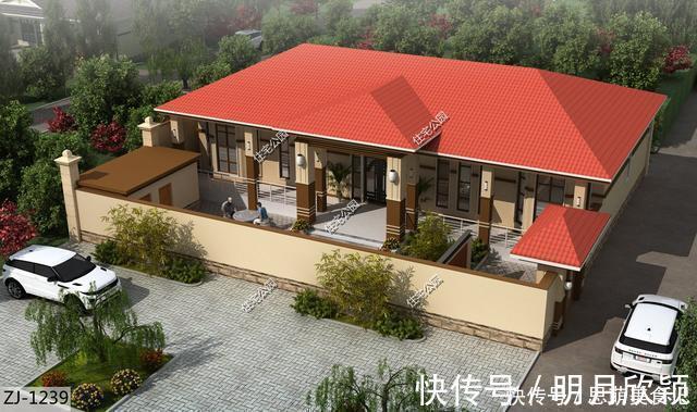 农村|10套农村一层养老房,有院子有火炕,15万的造价盖哪套都不亏