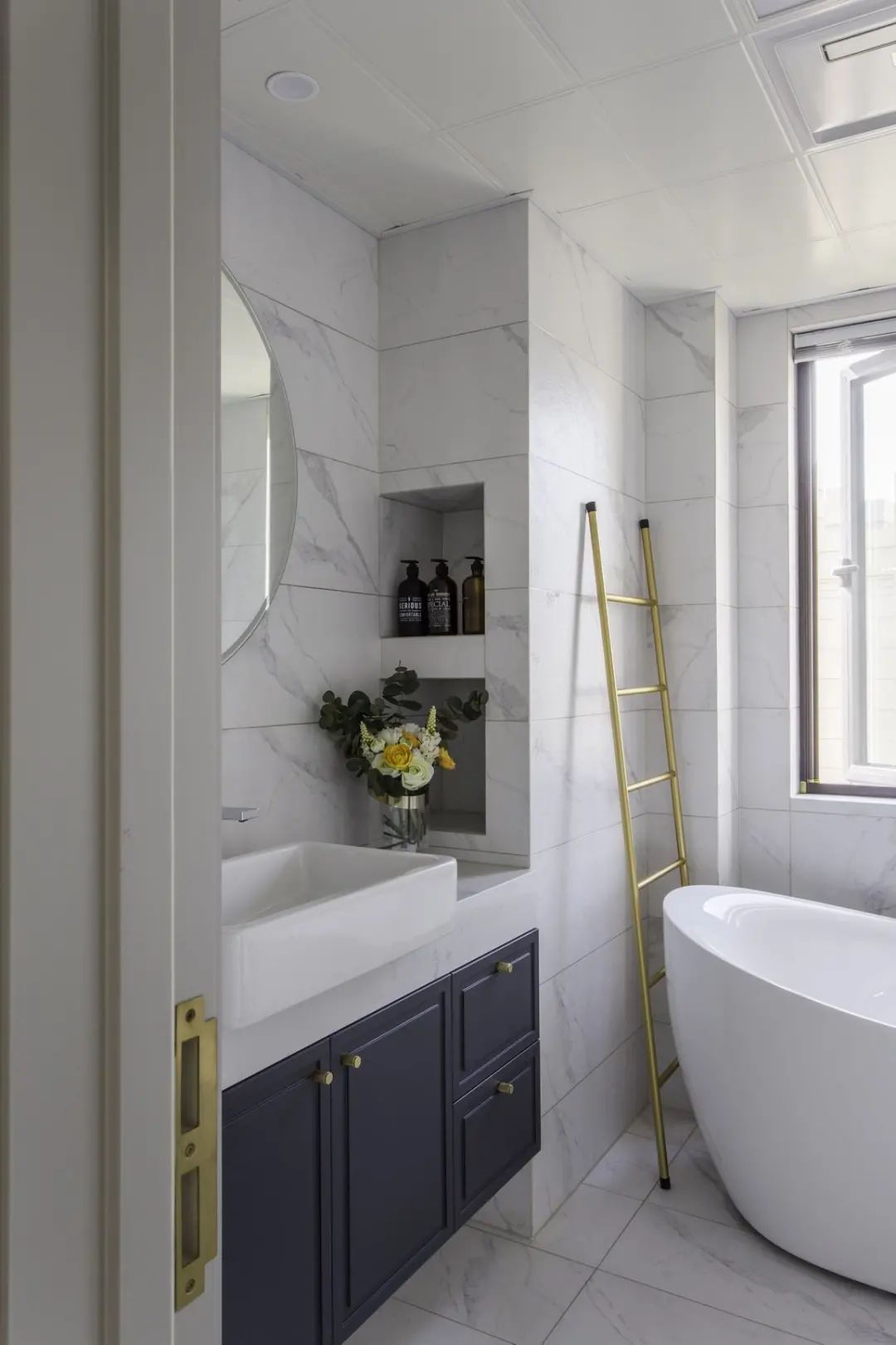 舒适|180㎡浪漫小窝,蓝与粉、灰与白,优雅情趣,轻松舒适