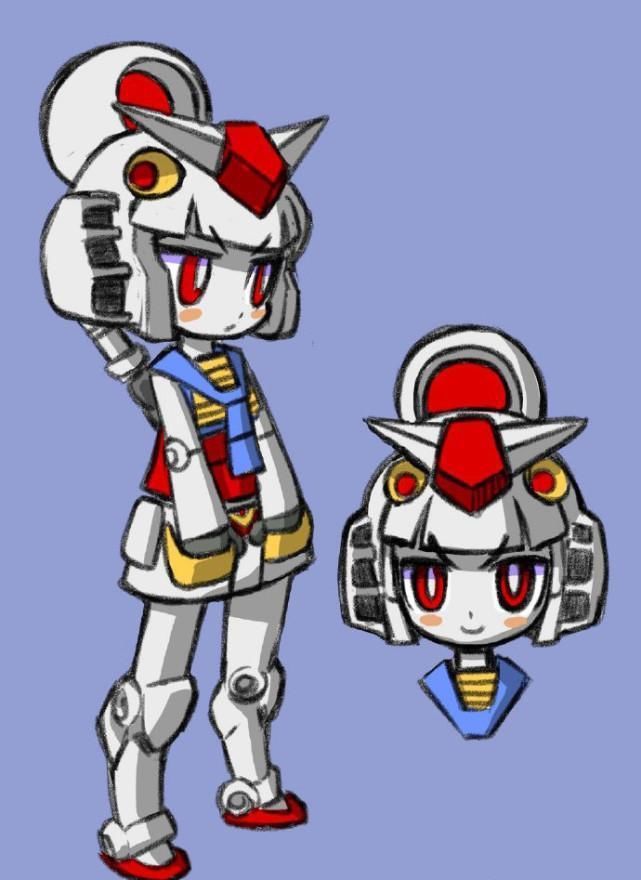 高达机娘|模玩控:可爱高达机娘设计,大家能认出它们吗?