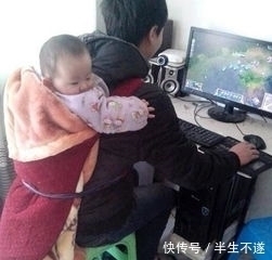 熊爸爸|熊爸爸带孩子:宝宝心里苦,但宝宝不说,太逗了