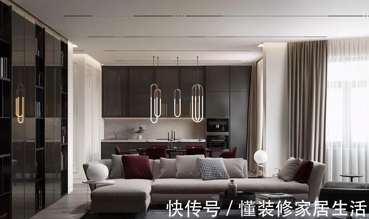 老三件儿|越来越多家庭客厅不再装电视了,现在流行这样装,时尚又大气