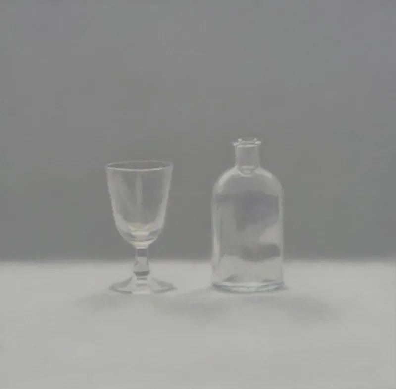 孤独感#柔和的光影和质感,她的静物画散发着一种孤独感!