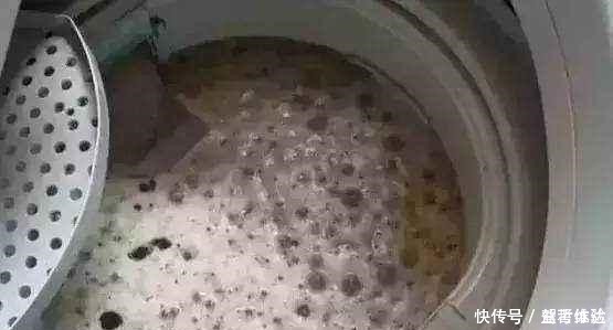 污垢|洗衣机里原来这么脏，快学习一下自己清理，不然衣服都白洗了！