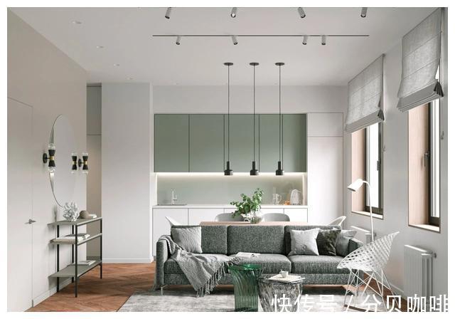 客厅|户型紧凑,客厅面积小?学她家64㎡这样设计,颜值高又通透!