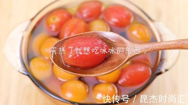 柠檬片|这样做话梅冰番茄汤，比饭店做的好吃百倍，做法超简单